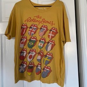 AE Rolling Stones Yellow Tee